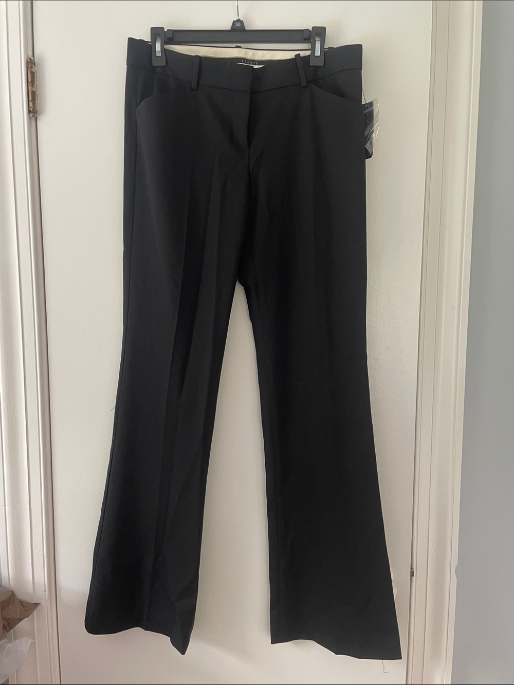 Theory Max C Black Dress Pants - 8
